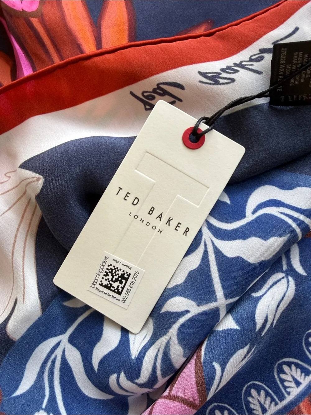 Ted Baker Kelley Floral Print Silk Scarf